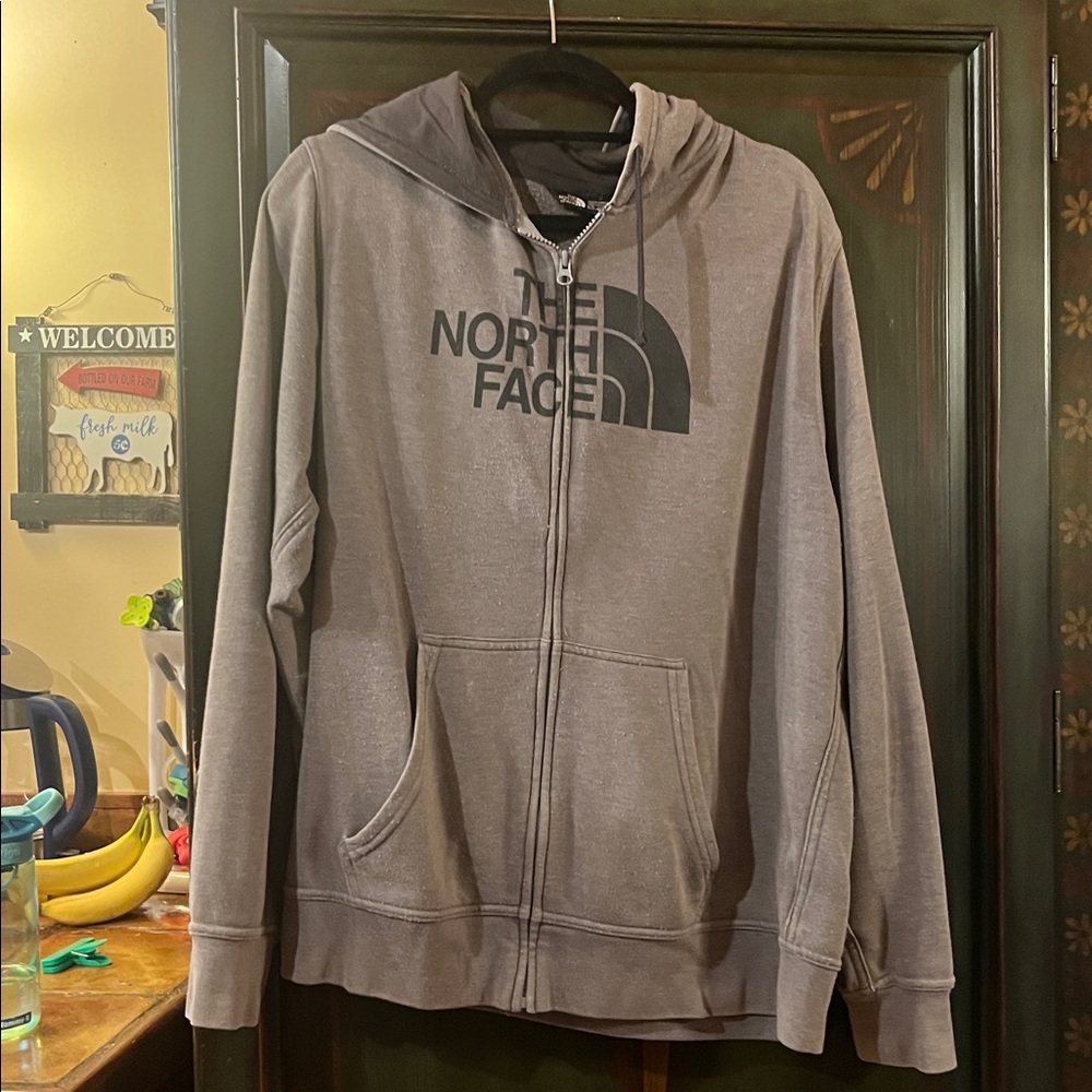 The North Face Charcoal Full-Zip Hoodie